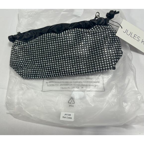 Jules Kae NWT Brea Large - Black‎ Crystal - Picture 7 of 7